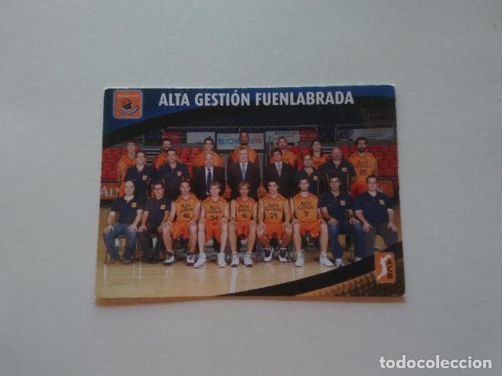 Colecionismo desportivo: 2 EQUIPO PLANTILLA ALTA GESTI&Oacute;N FUENLABRADA CROMO BASKET BALONCESTO PANINI ACB 2008-2009 08-09