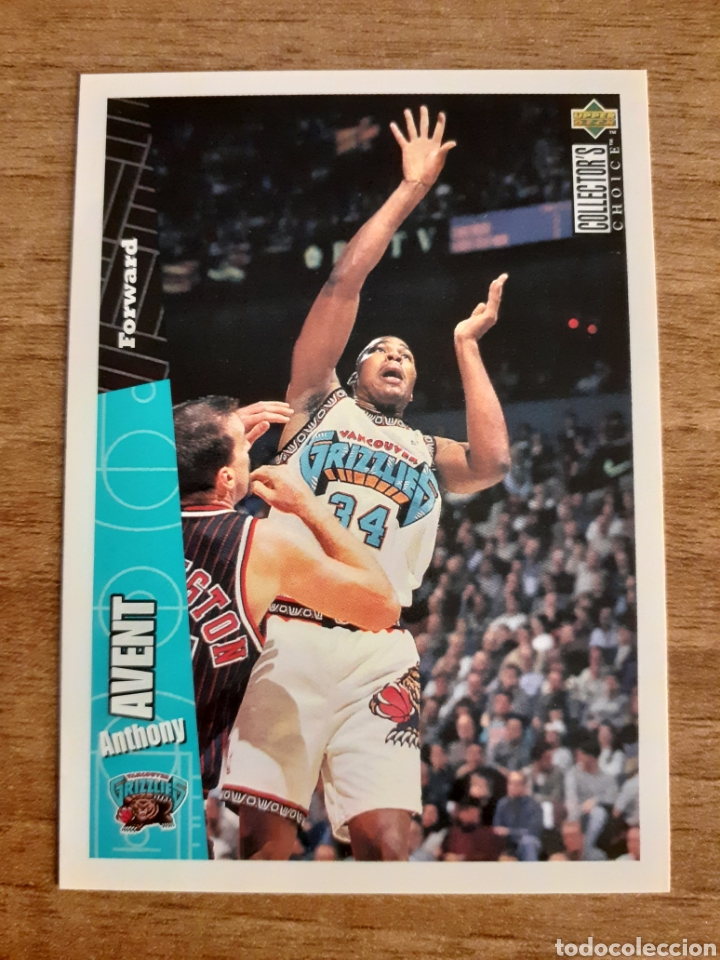 Coleccionismo deportivo: CROMO CARD NBA N&deg;160 Anthony Avent (Grizzlies) UPPER DECK 96-97