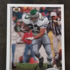 Coleccionismo deportivo: UPPER DECK FOOTBALL 1991 #437 HEATH SHERMAN PHILADELPHIA EAGLES NFL CARD. Lote 292533583