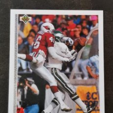 Coleccionismo deportivo: UPPER DECK FOOTBALL 1991 #282 KEITH BYARS PHILADELPHIA EAGLES NFL CARD. Lote 292534068