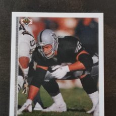 Coleccionismo deportivo: UPPER DECK FOOTBALL 1991 #429 STEVE WISNIEWSKI LOS ANGELES RAIDERS NFL CARD. Lote 292536243