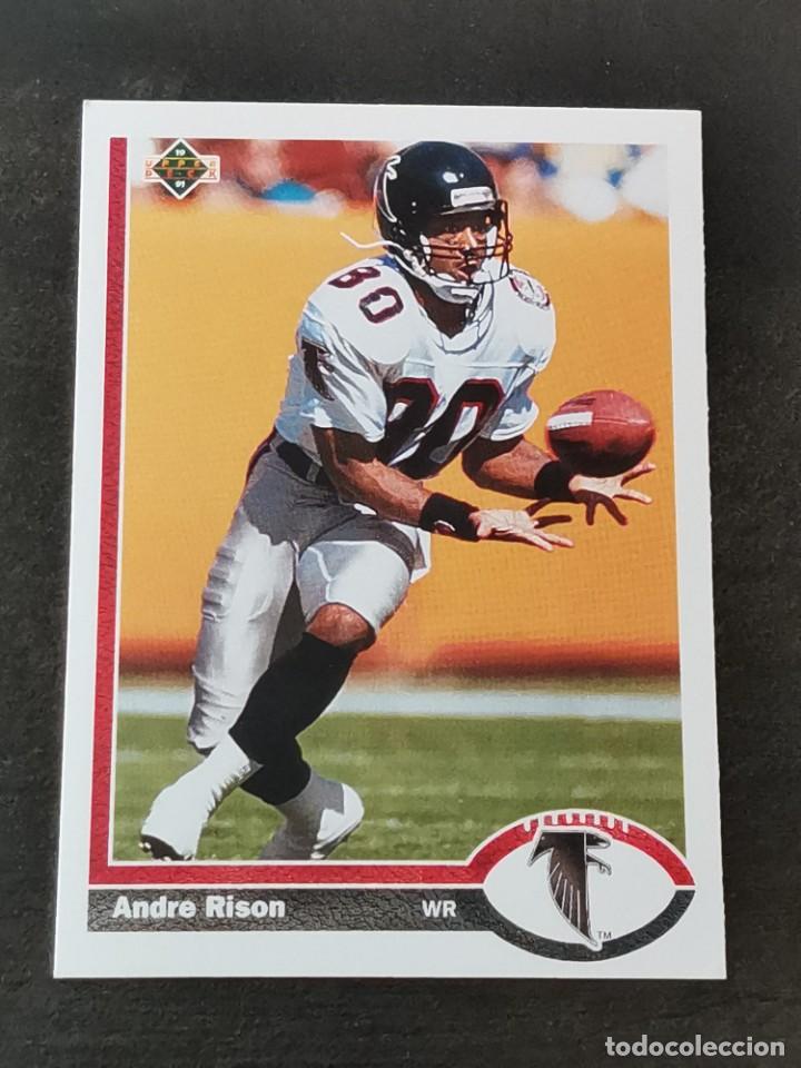 Coleccionismo deportivo: Upper Deck Football 1991 #173 Andre Rison Atlanta Falcons NFL Card