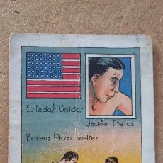 Coleccionismo deportivo: CROMO CAFES FELIX - JACKIE FIELDS ( ESTADOS UNIDOS ) - BOXEO - CAMPEON MUNDIAL PESO WELTER 1929 GEDO. Lote 295831943