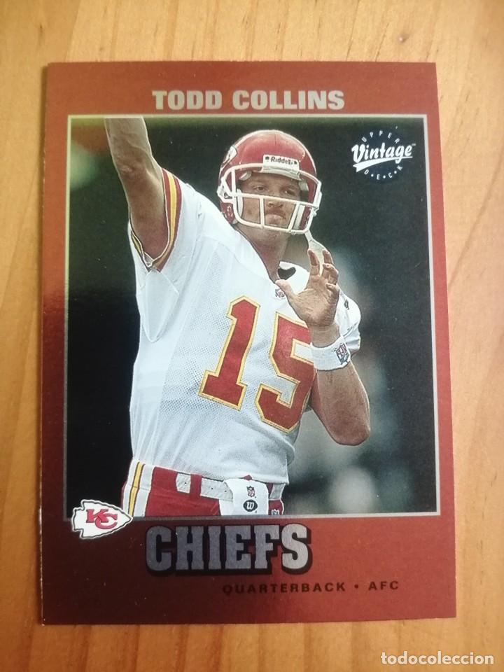 Colecionismo desportivo: CROMO NUEVO - N&Uacute;MERO 105 - RUGBY, NFL - A&Ntilde;O 2002 UPPER DECK - TODD COLLINS