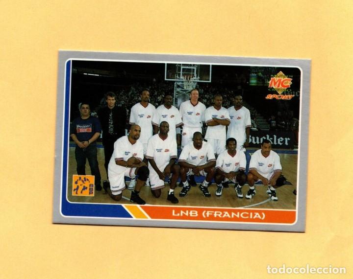 MUNDICROMO LAS FICHAS DE LA ACB 95 ALL STARS EUROPE Nº 204 LNB FRANCIA 1994-1995 (Coleccionismo Deportivo - Cromos otros Deportes)