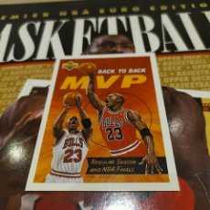 Coleccionismo deportivo: UPPER DECK NBA 1991-92 #107 MVP MICHAEL JORDAN CHICAGO BULLS EDICION ESPAÑA. Lote 298895538