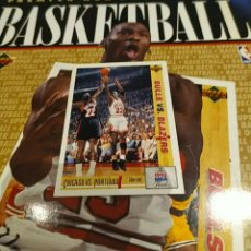 Coleccionismo deportivo: UPPER DECK NBA 1991-92 #172 1992 NBA FINALS MICHAEL JORDAN EDICION ESPAÑA. Lote 298896508