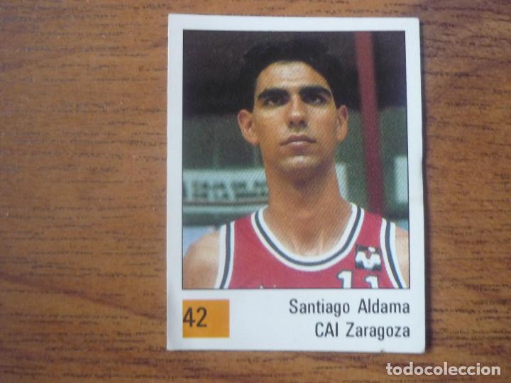 Sammelleidenschaft Sport: CROMO ALBUM PANINI BASKET 90 LIGA ACB N&ordm; 42 SANTI ALDAMA (CAI ZARAGOZA) BALONCESTO 1990 SIN PEGAR