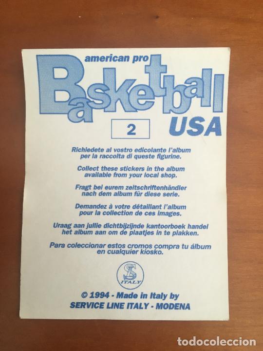 Coleccionismo deportivo: michael jordan cromo nº 2 original coleccion american pro basketball usa 1994 nunca pegado - Foto 2 - 300246388