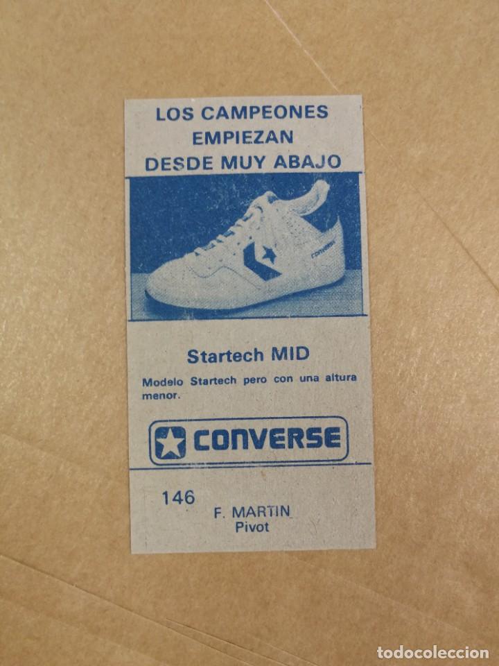 Coleccionismo deportivo: Fernando Martín, cromo 146 Baloncesto 86-87, editorial J Merchante, recuperado, muy buen estado - Foto 2 - 300561753