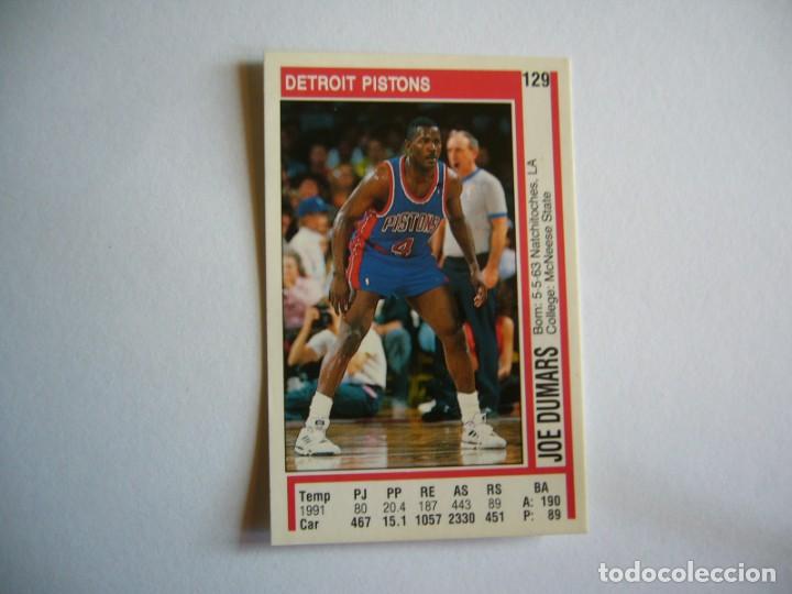 Coleccionismo deportivo: CARD JOE DUMARS PANINI NBA 91/92 1991 1992 - Foto 1 - 301190478