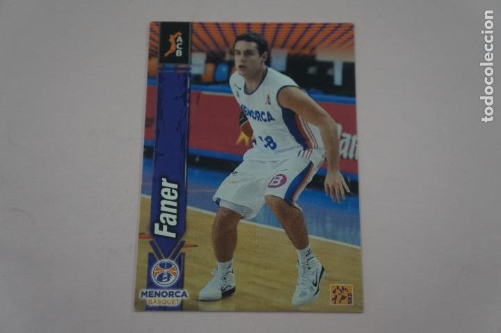 Colecionismo desportivo: TRADING CARD DE BALONCESTO BASKET FANER DEL MENORCA BASQUET N&ordm; 222 LIGA ACB 10-11 DE PANINI