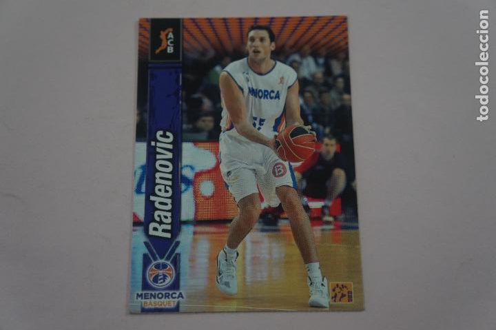 Colecionismo desportivo: TRADING CARD DE BALONCESTO BASKET RADENOVIC DEL MENORCA BASQUET N&ordm; 229 LIGA ACB 10-11 DE PANINI
