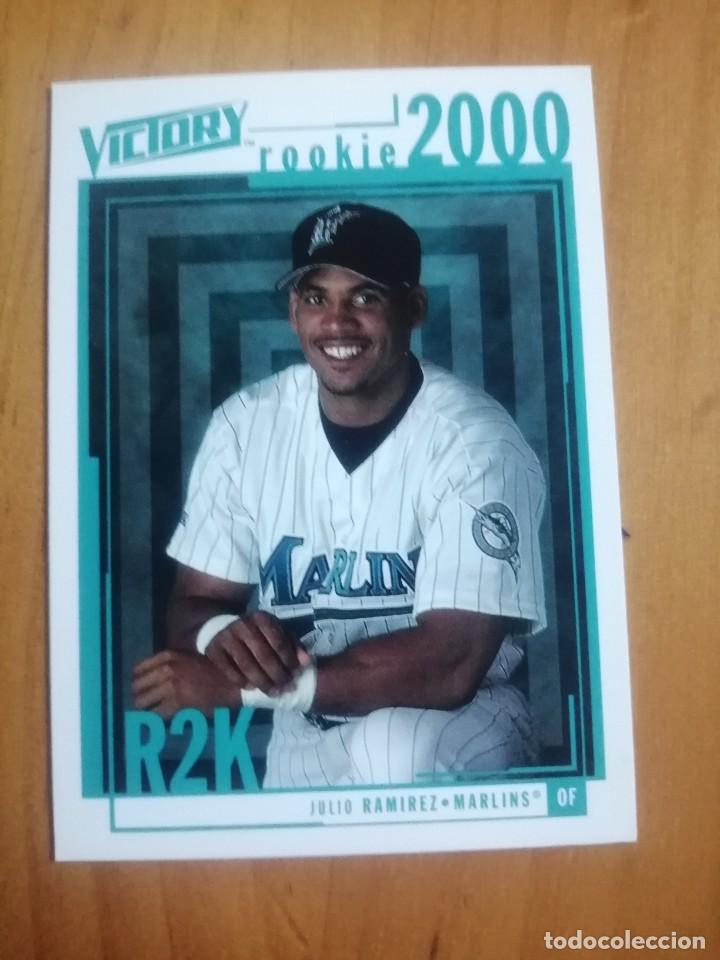 Sports collectibles: CROMO NUEVO N&Uacute;MERO 345 - BEISBOL, MLBPA - A&Ntilde;O 2000 THE UPPER DECK COMPANY - JULIO RAMIREZ