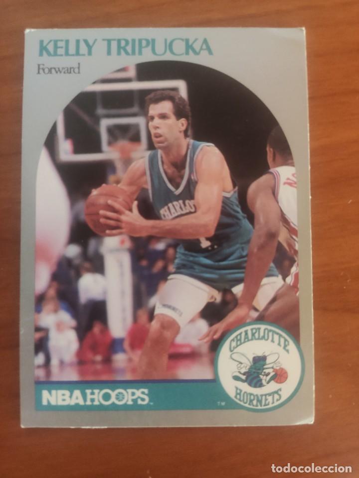 Sammelleidenschaft Sport: 59 NBA HOOPS 90-91 KELLY TRIPUCKA - CHARLOTTE HORNETS -- 1990 - 1991 TRADING CARD FICHAS