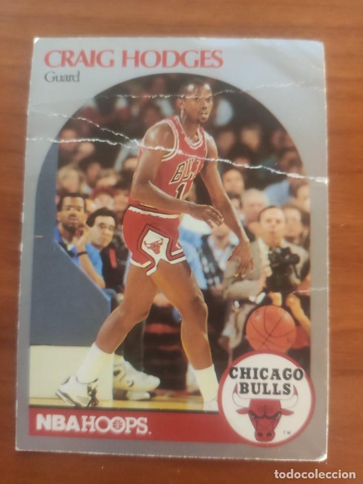 Coleccionismo deportivo: 64 NBA HOOPS 90-91 CRAIG HODGES - CHICAGO BULLS -- 1990 - 1991 TRADING CARD FICHAS