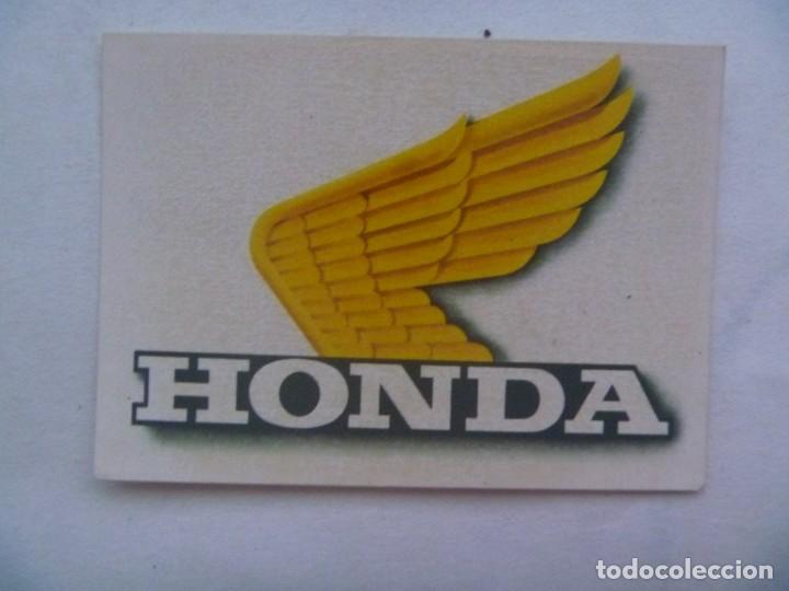 Coleccionismo deportivo: PEGATINA COLECCION MARCA MANIA DE EDICIONES ESTE : N&ordm; 118 , MOTOCICLETA HONDA