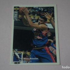 Collezionismo sportivo: TRADING CARD DE BALONCESTO ALLAN HOUSTON DEL DETROIT PISTONS Nº 162 NBA 1994/1995-94/95 UPPER DECK