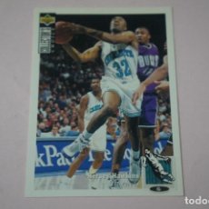 Collezionismo sportivo: TRADING CARD DE BALONCESTO HERSEY HAWKINS DE CHARLOTTE HORNETS Nº 156 NBA 1994/1995-94/95 UPPER DECK