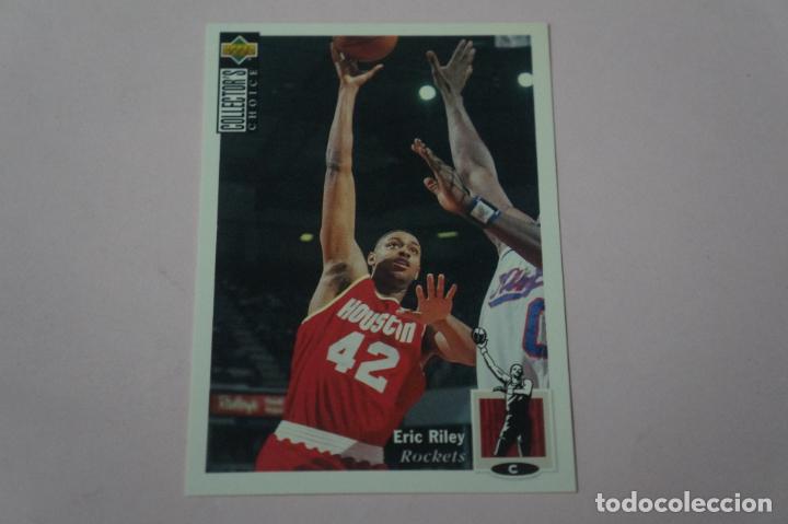 Colecionismo desportivo: TRADING CARD DE BALONCESTO ERIC RILEY DEL HOUSTON ROCKETS N&ordm; 105 NBA 1994/1995-94/95 UPPER DECK