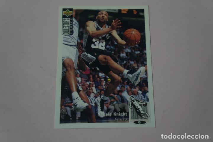 TRADING CARD DE BALONCESTO NEGELE KNIGHT DEL SAN ANTONIO SPURS Nº 64 NBA 1994/1995-94/95 UPPER DECK (Coleccionismo Deportivo - Cromos otros Deportes)