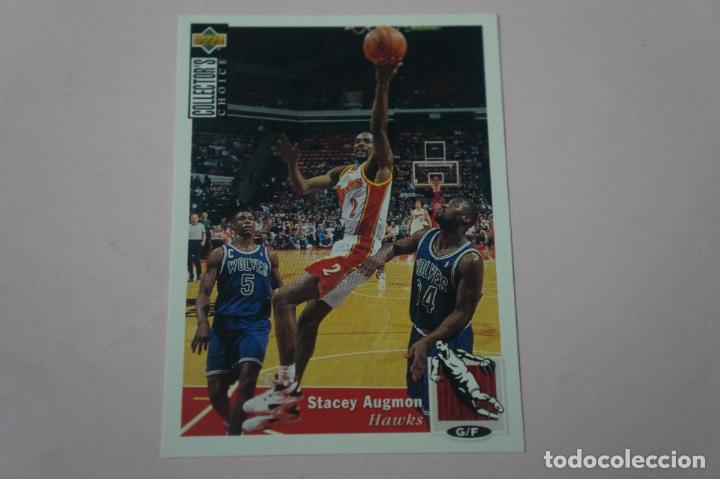 Colecionismo desportivo: TRADING CARD DE BALONCESTO STACEY AUGMON DEL ATLANTA HAWKS N&ordm; 59 NBA 1994/1995-94/95 UPPER DECK