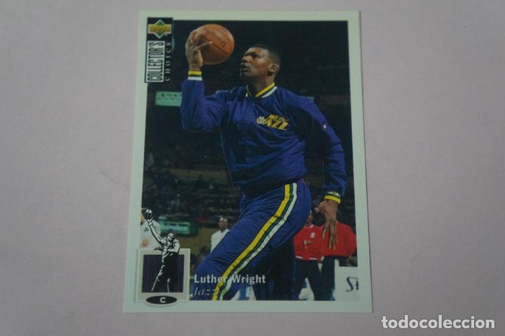 TRADING CARD DE BALONCESTO LUTHER WRIGHT DEL UTAH JAZZ Nº 57 NBA 1994/1995-94/95 UPPER DECK (Coleccionismo Deportivo - Cromos otros Deportes)