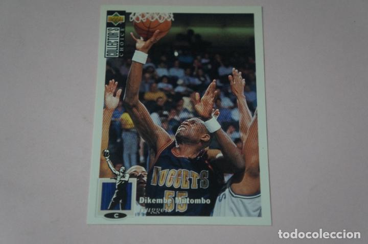 Coleccionismo deportivo: TRADING CARD DE BALONCESTO DIKEMBE MUTOMBO DEL DENVER NUGGETS Nº 55 NBA 1994/1995-94/95 UPPER DECK - Foto 1 - 303523378