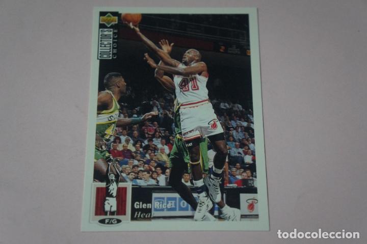 Colecionismo desportivo: TRADING CARD DE BALONCESTO GLEN RICE DEL MIAMI HEAT N&ordm; 41 NBA 1994/1995-94/95 UPPER DECK