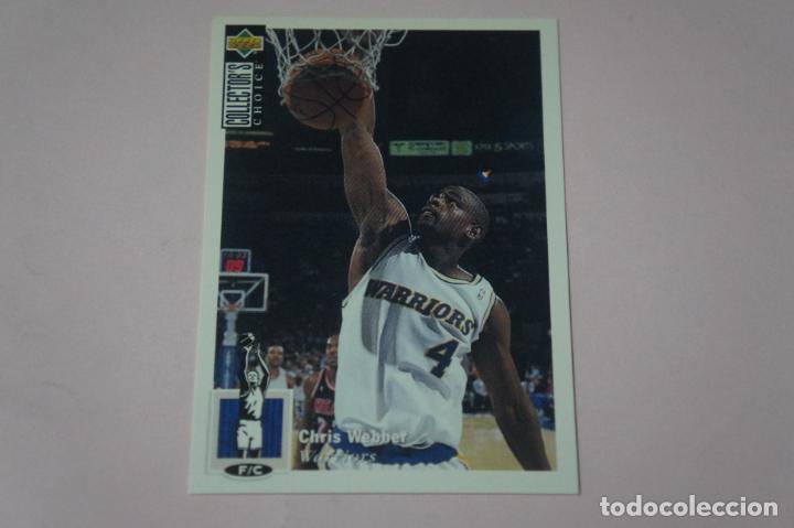 Colecionismo desportivo: TRADING CARD DE BALONCESTO CHRIS WEBBER DE GOLDEN STATE WARRIORS N&ordm; 4 NBA 1994/1995-94/95 UPPER DECK