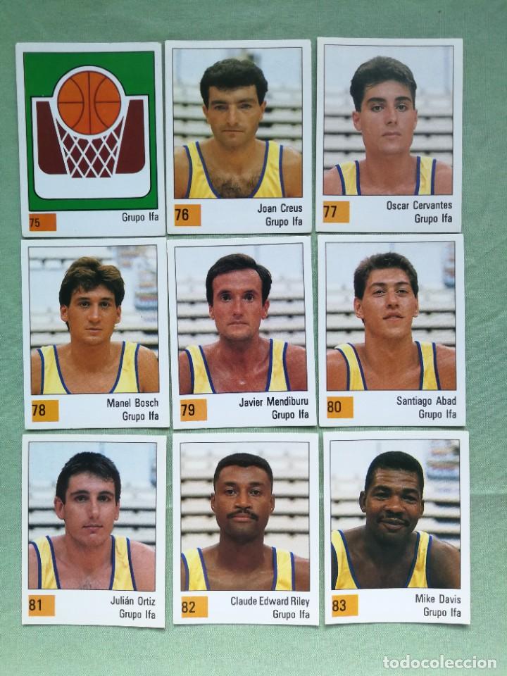 Sammelleidenschaft Sport: Grupo Ifa - PANINI BASKET 90 ACB - 9 cromos nuevos diferentes sin pegar - Baloncesto 89/90