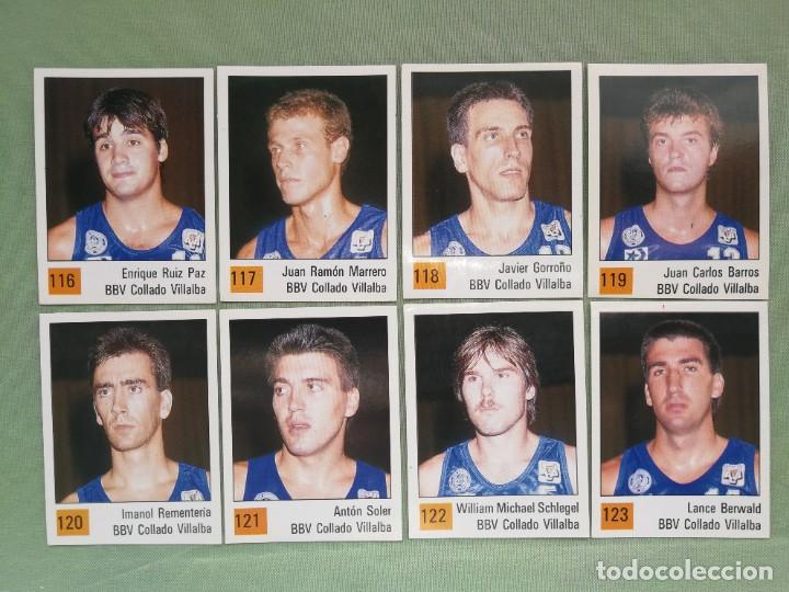 Sammelleidenschaft Sport: BBV Collado Villalba PANINI BASKET 90 ACB - 8 cromos nuevos diferentes sin pegar - Baloncesto 89/90