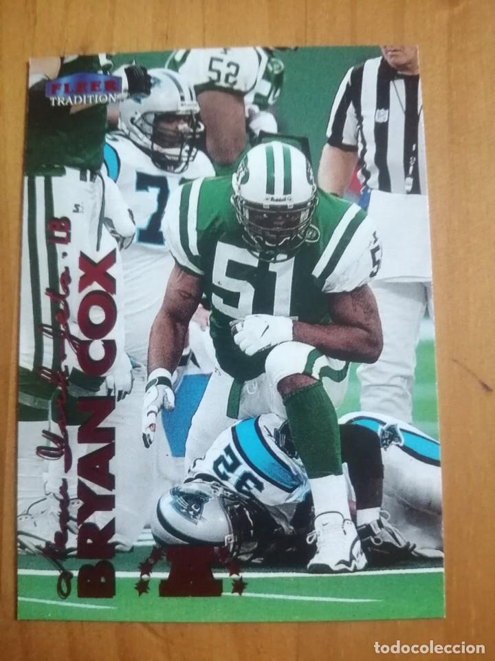 Coleccionismo deportivo: CROMO NUEVO N&Uacute;MERO 62 - RUGBY, NFL - 1999 FLEER - BRYAN COX