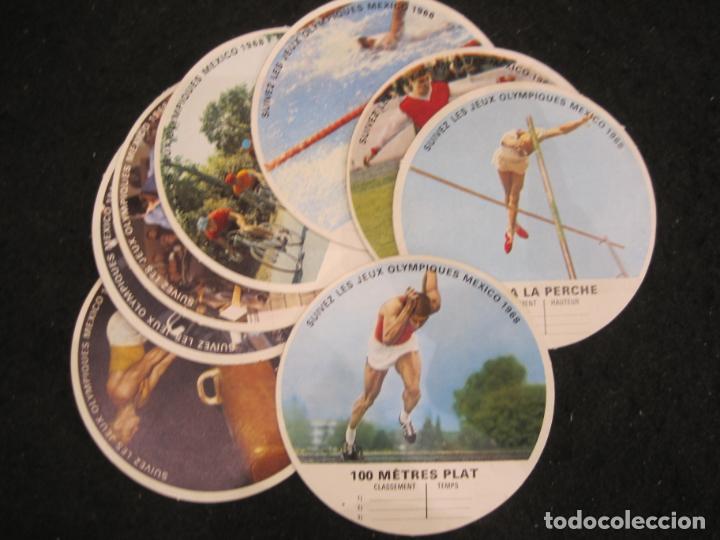 Collezionismo sportivo: JUEGOS OLIMPICOS 1968-LA VACHE QUI RIT-LA VACA QUE RIE-QUESOS-COLECCION 8 CROMOS-VER FOTOS-(CR-2826)