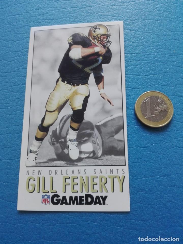 Collectionnisme sportif: 1992 GameDay FOOTBALL NFL- TRADING CARD DATABASE - GILL FENERTY - 406