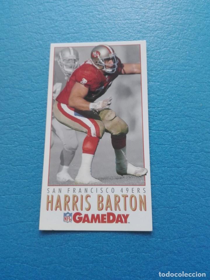 Collectionnisme sportif: 1992 GameDay FOOTBALL NFL- TRADING CARD DATABASE - HARRIS BARTON - 105