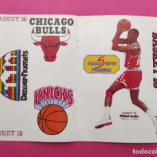 Coleccionismo deportivo: LAMINA GRAN PEGATINA MICHAEL JORDAN - REVISTA BASKET 16 1988 - CHICAGO BULLS NBA STICKER. Lote 312332688