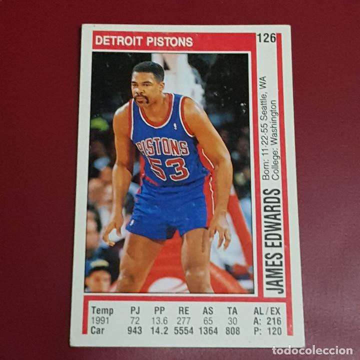 Collectionnisme sportif: PANINI - BASKETBALL NBA 91 92 - 1991 1992 - FICHA - DETROIT PISTONS - JAMES EDWARDS 126
