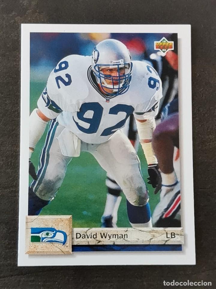 Collezionismo sportivo: Upper Deck Football 1992 #445 David Wyman Seattle Seahawks NFL Card