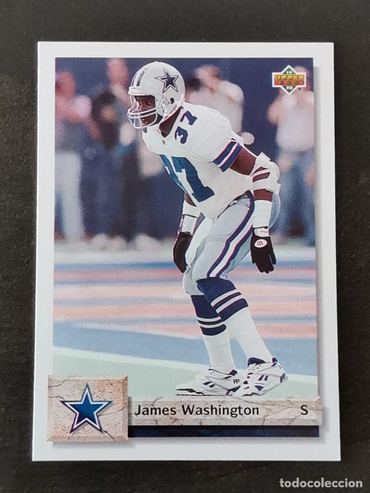 Sammelleidenschaft Sport: Upper Deck Football 1992 #571 James Washington Dallas Cowboys NFL Card