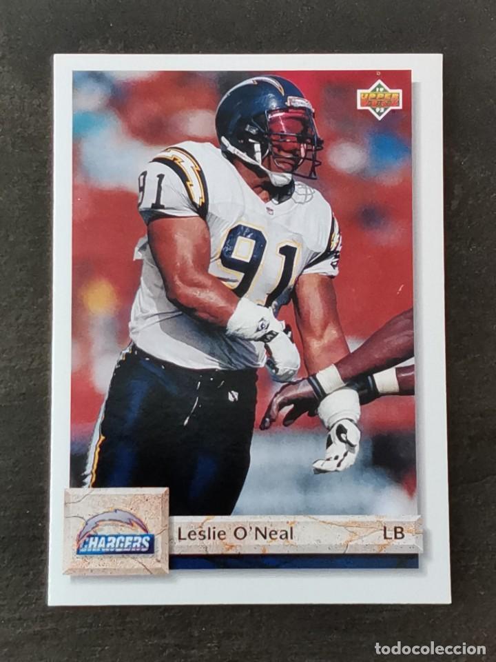 Collezionismo sportivo: Upper Deck Football 1992 #578 Leslie O'Neal San Diego Chargers NFL Card