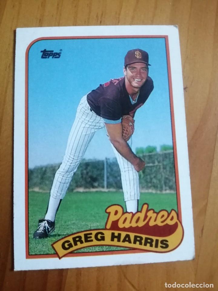 Coleccionismo deportivo: CROMO NUEVO N&ordm; 194 - 1989 THE TOPPS - BEISBOL MLB & MLBPA - GREG HARRIS