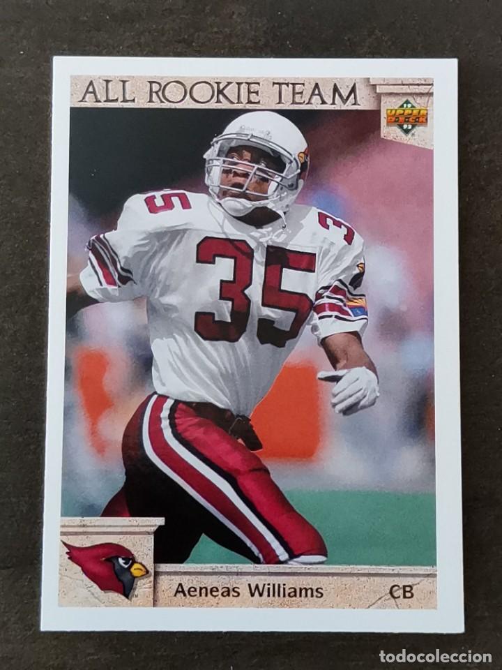 Coleccionismo deportivo: Upper Deck Football 1992 All Rookie Team #53 Aeneas Williams Phoenix Cardinals NFL Card