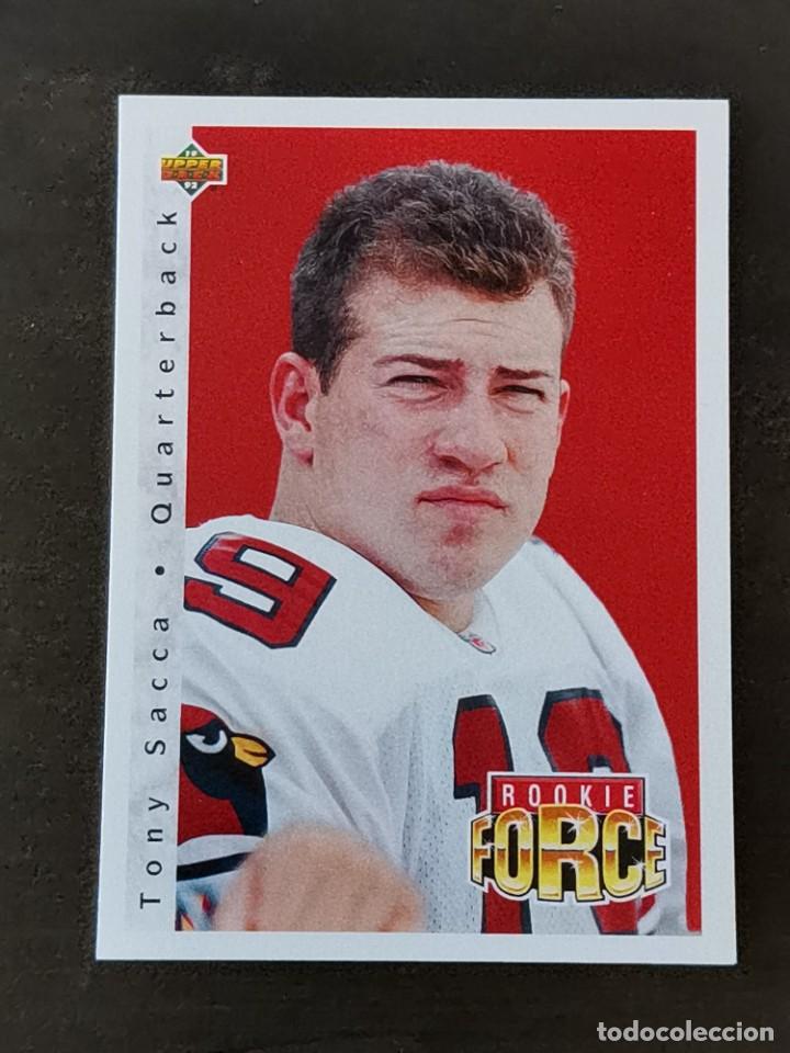 Sammelleidenschaft Sport: Upper Deck Football 1992 Rookie Force #420 Tony Sacca Phoenix Cardinals NFL Card