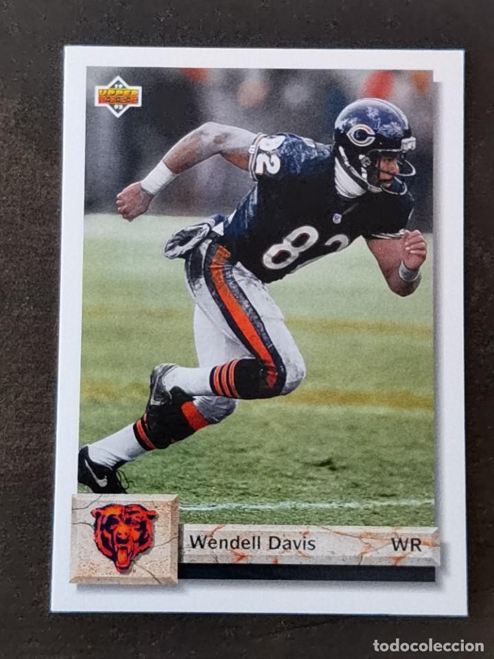 Collezionismo sportivo: Upper Deck Football 1992 #110 Wendell Davis Chicago Bears NFL Card