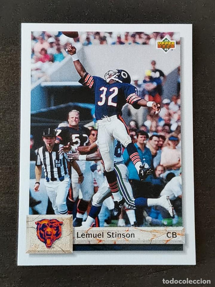 Sammelleidenschaft Sport: Upper Deck Football 1992 #429 Lemuel Stinson Chicago Bears NFL Card