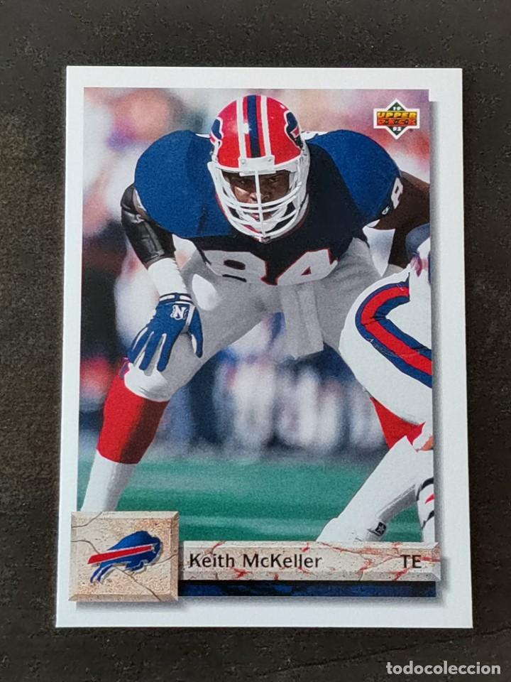 Coleccionismo deportivo: Upper Deck Football 1992 #333 Keith McKeller Buffalo Bills NFL Card