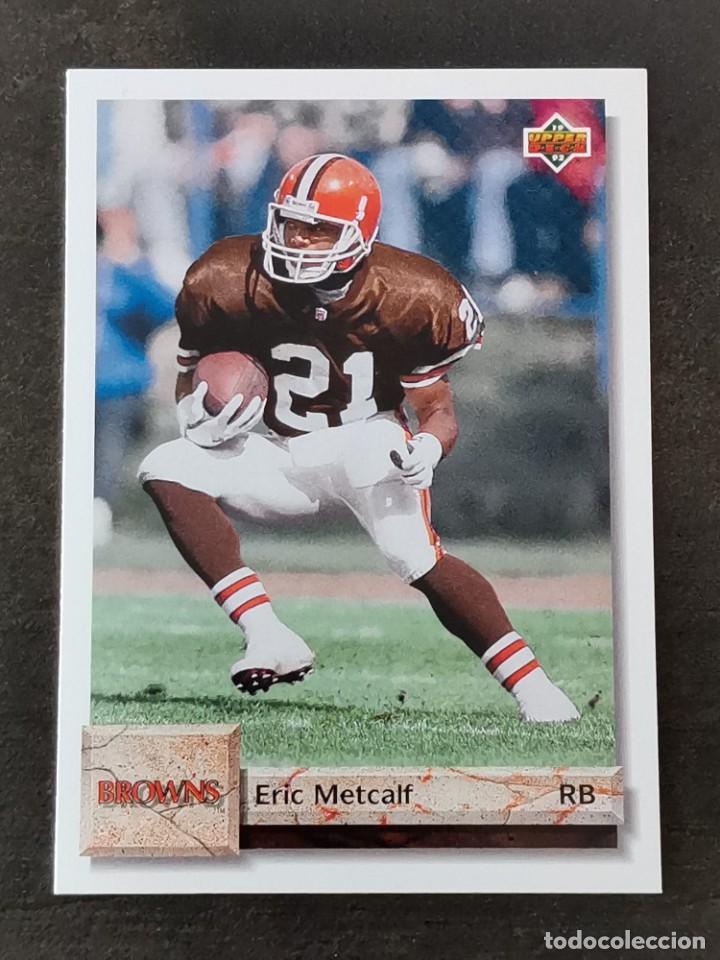 Collezionismo sportivo: Upper Deck Football 1992 #162 Eric Metcalf Cleveland Browns NFL Card