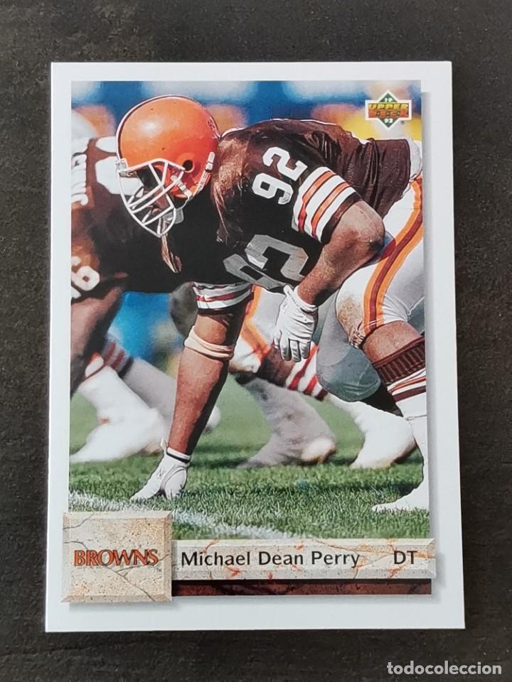 Sammelleidenschaft Sport: Upper Deck Football 1992 #576 Michael Dean Perry Cleveland Browns NFL Card