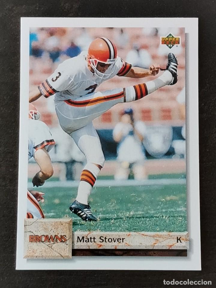 Sammelleidenschaft Sport: Upper Deck Football 1992 #602 Matt Stover Cleveland Browns NFL Card